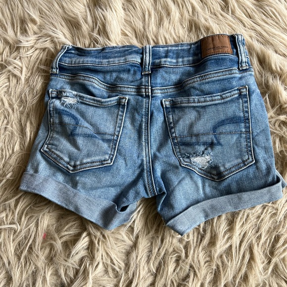 American Eagle Distressed Denim Shorts - Picture 2 of 3